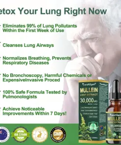 𝗛𝗲𝗮𝗹𝗿𝗶𝘇𝗲® 𝗢𝗿𝗴𝗮𝗻𝗶𝗰 𝗟𝘂𝗻𝗴 𝗖𝗹𝗲𝗮𝗻𝘀𝗶𝗻𝗴 𝗠𝘂𝗹𝗹𝗲𝗶𝗻 𝗟𝗲𝗮𝗳 𝗘𝘅𝘁𝗿𝗮𝗰𝘁 𝗗𝗿𝗼𝗽𝘀