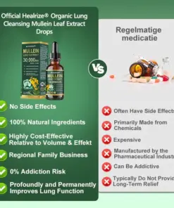 𝗛𝗲𝗮𝗹𝗿𝗶𝘇𝗲® 𝗢𝗿𝗴𝗮𝗻𝗶𝗰 𝗟𝘂𝗻𝗴 𝗖𝗹𝗲𝗮𝗻𝘀𝗶𝗻𝗴 𝗠𝘂𝗹𝗹𝗲𝗶𝗻 𝗟𝗲𝗮𝗳 𝗘𝘅𝘁𝗿𝗮𝗰𝘁 𝗗𝗿𝗼𝗽𝘀