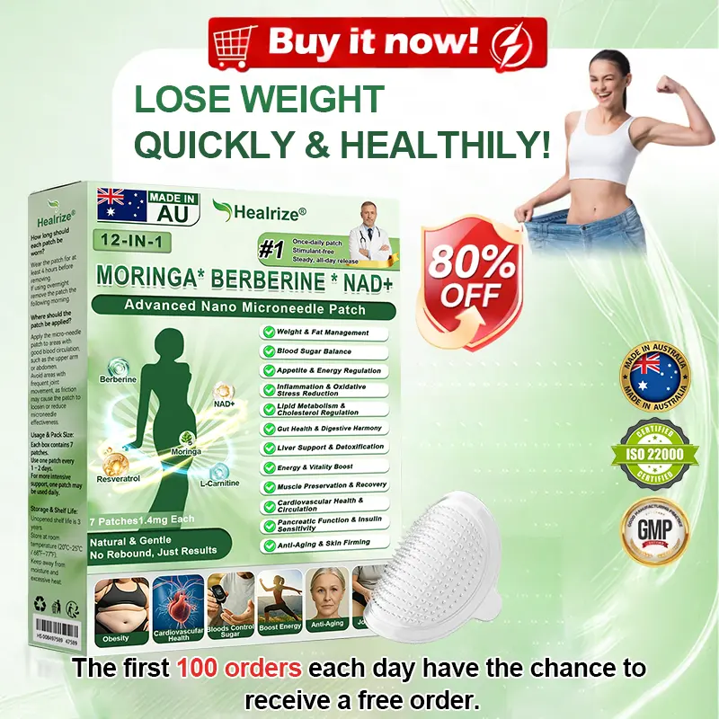 H𝐞a𝐥r𝐢z𝐞® 1𝟐-𝐈N-1 M𝐨r𝐢n𝐠a * B𝐞r𝐛e𝐫i𝐧e * N𝐀D+ 𝐀d𝐯a𝐧c𝐞d N𝐚n𝐨 𝐌i𝐜r𝐨n𝐞e𝐝l𝐞 𝐏a𝐭c𝐡