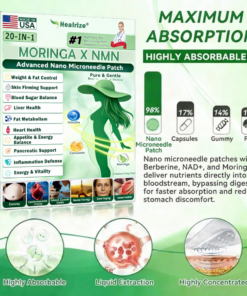 Healrize®𝑴𝒐𝒓𝒊𝒏𝒈𝒂 & 𝑩𝒆𝒓𝒃𝒆𝒓𝒊𝒏𝒆 20-𝑰𝑵-1 𝑨𝒅𝒗𝒂𝒏𝒄𝒆𝒅 𝑵𝒂𝒏𝒐 𝑴𝒊𝒄𝒓𝒐𝒏𝒆𝒆𝒅𝒍𝒆 𝑷𝒂𝒕𝒄𝒉