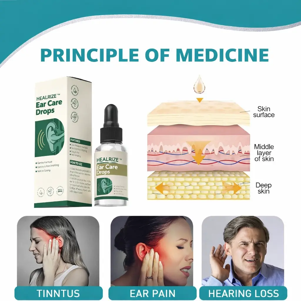 HEALRIZE® Ear Care Drops – Plant-Based Formula