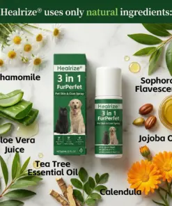 Healrize® 3 in 1 FurPerfect Pet Skin & Coat Spray