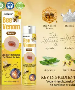 Healrize® Bee Venom Spray Joint Relief Wart Treatment, Two Effects in One Bottle