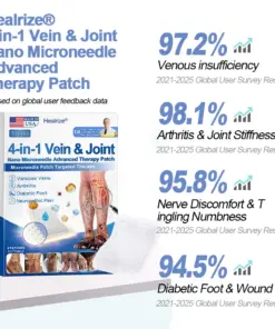 Healrize® 4-in-1 Vein & Joint Nano Microneedle Advanced Therapy Patch