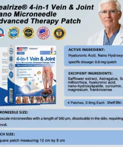 Healrize® 4-in-1 Vein & Joint Nano Microneedle Advanced Therapy Patch