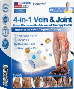 Healrize® 4-in-1 Vein & Joint Nano Microneedle Advanced Therapy Patch