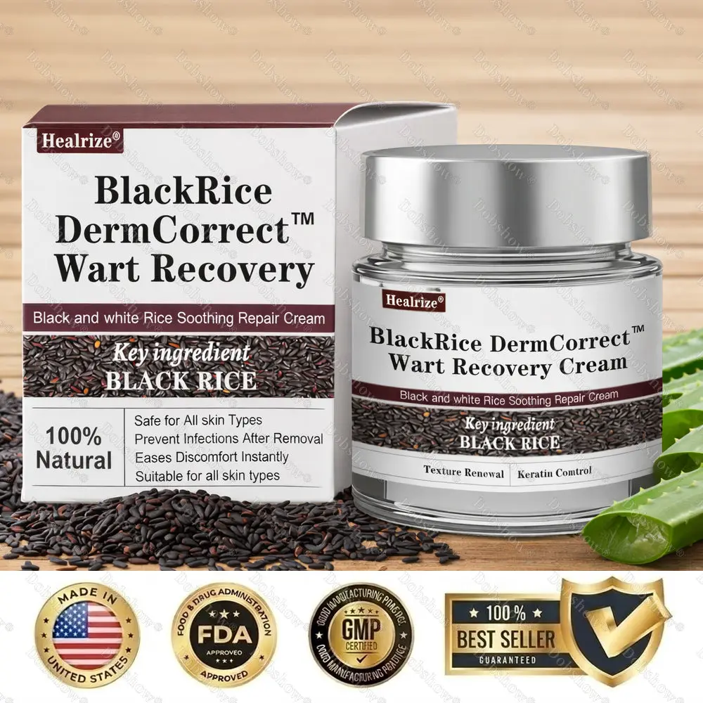 Healrize® BlackRice DermCorrect™ Wart Recovery Cream Suitable for all skin types