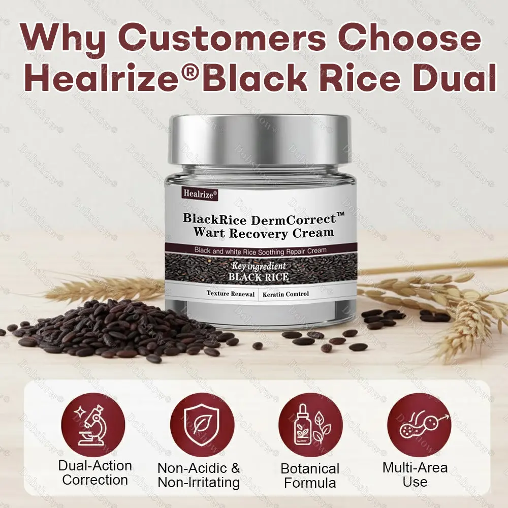 Healrize® BlackRice DermCorrect™ Wart Recovery Cream Suitable for all skin types