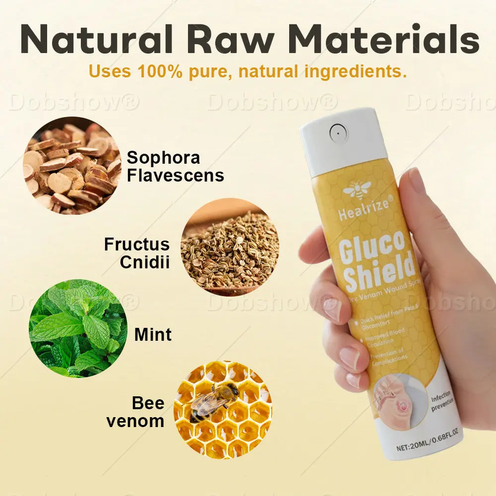 Healrize® GlucoShield Bee Venom Wound Spray1 Best-Selling Wound Care Spray
