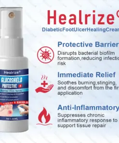 Healrize® GlucoShield Protective Barrier Film Spray