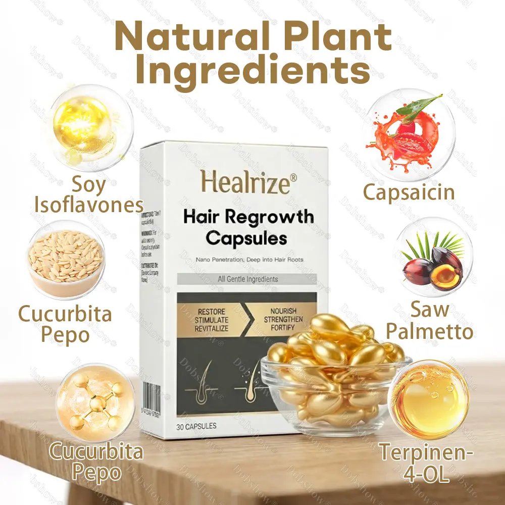 Healrize® Hair Regrowth Capsules Newly Upgraded,Nano Penetration, Deep into Hair Roots