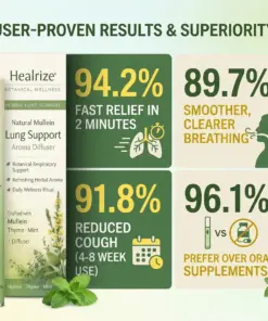 Healrize® Natural Mullein Lung Support Aroma Diffuser