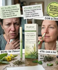 Healrize® Natural Mullein Lung Support Aroma Diffuser