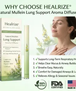 Healrize® Natural Mullein Lung Support Aroma Diffuser