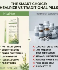 Healrize® Natural Mullein Lung Support Aroma Diffuser