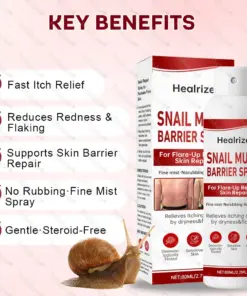 Healrize® Snail Mucin Barrier Spray for Flare-Up Relief & Skin Repair