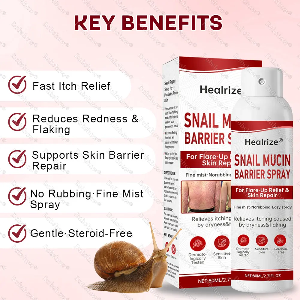 Healrize® Snail Mucin Barrier Spray for Flare-Up Relief & Skin Repair