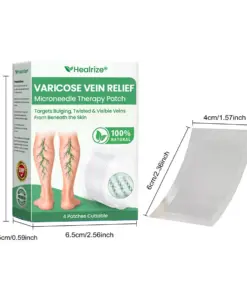 Healrize® VeinEase Microneedle Care PatchInstant Relief, Long-Term Results