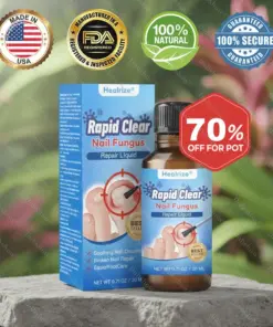 Healrize®Nano Rapid Clear Nail Fungus Rapair Liquid Effective in 7 Days, Permanently Eliminates the Root
