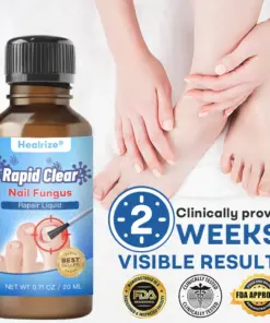 Healrize®Nano Rapid Clear Nail Fungus Rapair Liquid Effective in 7 Days, Permanently Eliminates the Root