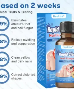 Healrize®Nano Rapid Clear Nail Fungus Rapair Liquid Effective in 7 Days, Permanently Eliminates the Root