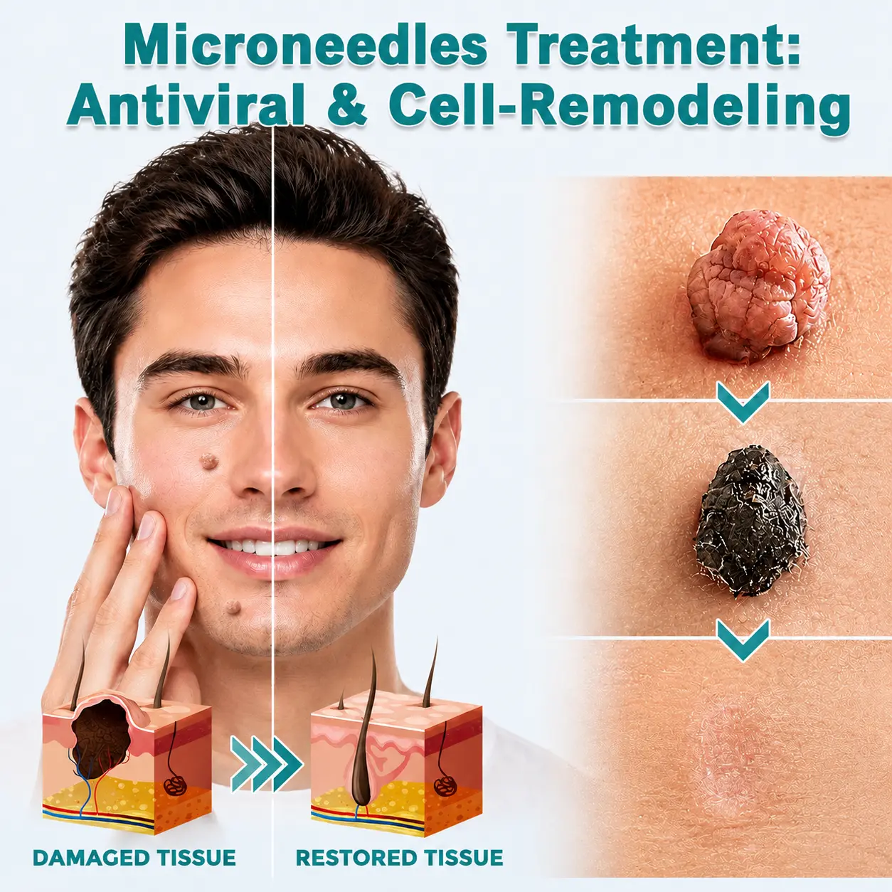 ๐๐๐๐๐ฟ๐ถ๐ฏ๐ยฎ2-in-1 Microneedle & Hydrocolloid Patch