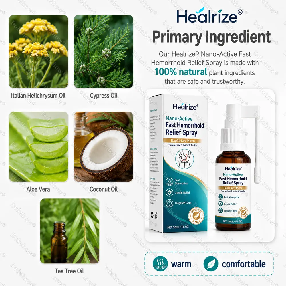 Healrize® Nano-Active Fast Hemorrhoid Relief Spray