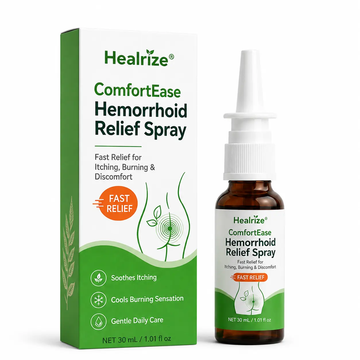 Healrize® ComfortEase Hemorrhoid Relief Spray