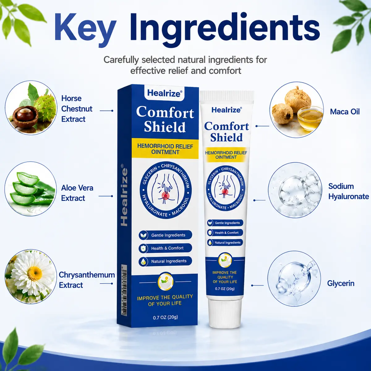 Healrize® ComfortShield Hemorrhoid Relief Ointment