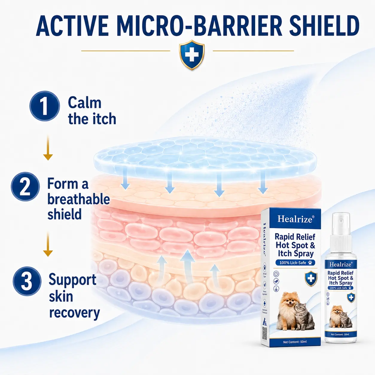 Healrize® Pet Itch & Hot Spot Spray